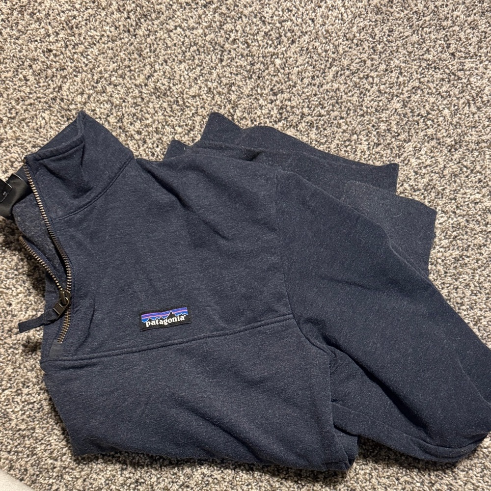 Patagonia Dark Blue Fleece 1/4 Zip Pullover